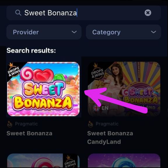 step5-locate-sweet-bonanza